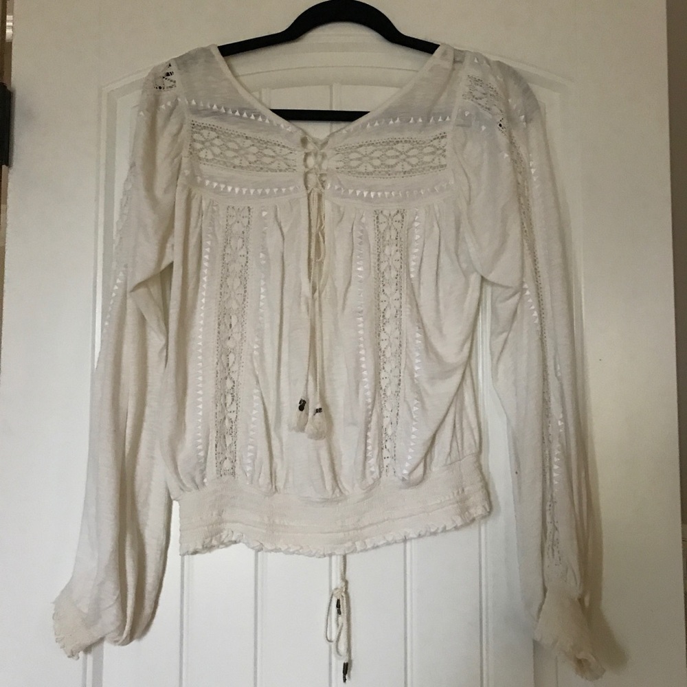 Free People white blouse!